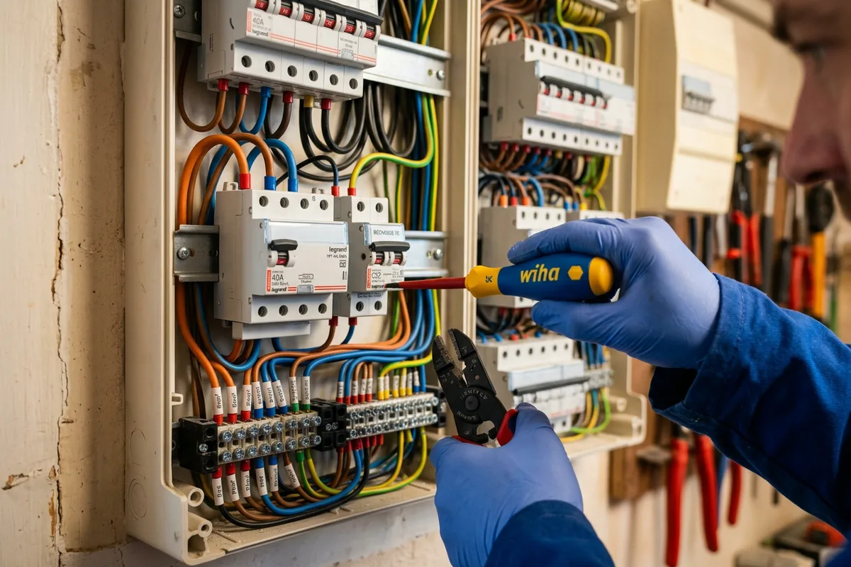 Raccordement électrique sécurisé pour pose de wallbox à domicile à Lauris